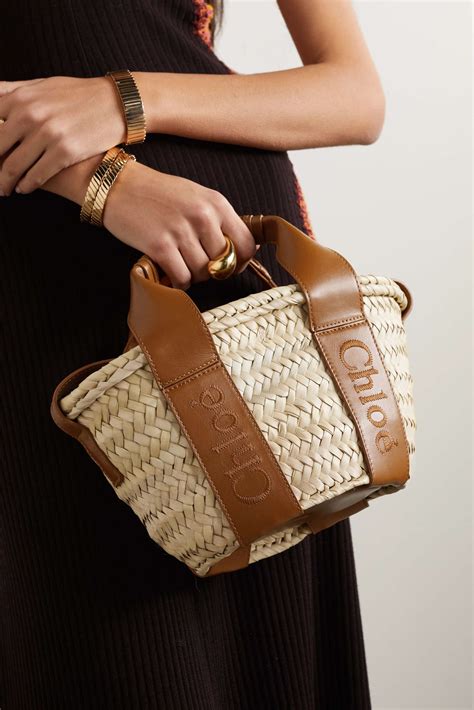 net a porter chloe raffia